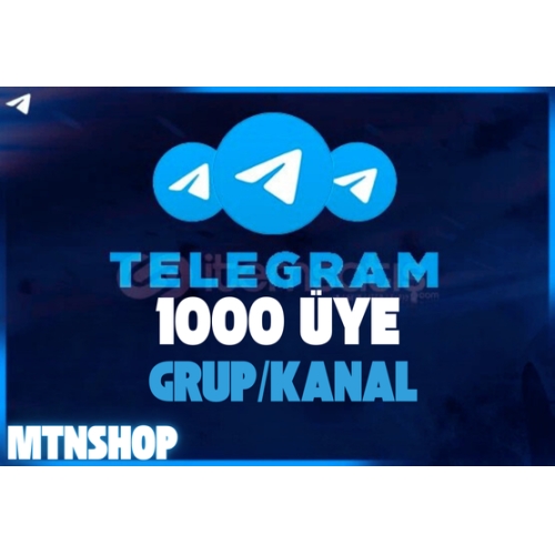  1000 TELEGRAM KANALGRUP ÜYESİ !!